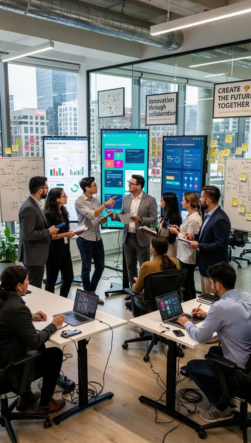 Modern office environment